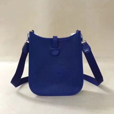 Hermes Mini Evelyne TPM Tasche Electric Blue