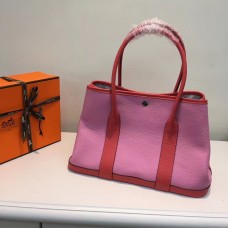 Hermes Garden Party 36cm Lederhandtasche Pink Watermelon Red