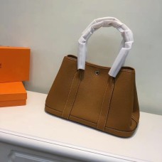 Hermes Garden Party Handtasche Klein 31cm Braun