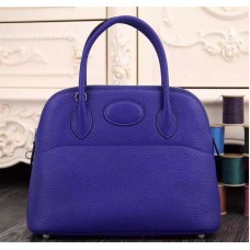 Hermes Bolide 31cm Togo Ledertasche Electric Blue