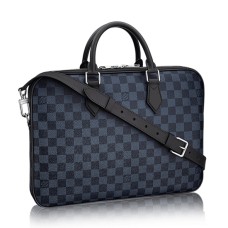 Louis Vuitton N63298 Dandy Aktentasche Damier Cobalt Canvas