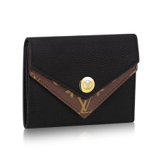 Louis Vuitton Doppel-V-Kompaktgeldbörse M64420 Taurillon-Leder