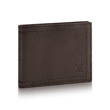 Louis Vuitton Compact Wallet M64136 Utah Leder