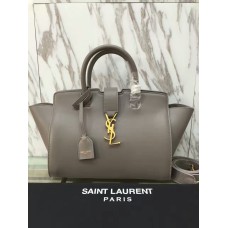 YSL Downtown Cabas Tragetasche 30 cm Grau