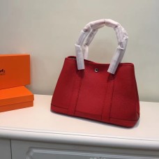 Hermes Garden Party Handtasche Klein 31cm Rot