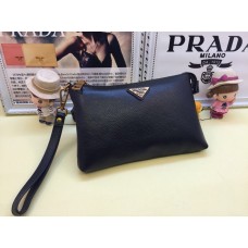 Prada Herren Ledertasche 3316 Schwarz