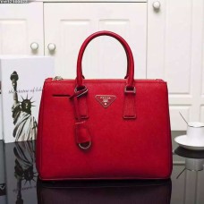 Prada Galleria Tasche 2274 Saffiano Leder 33cm Rot