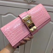 Hermes Medor Clutch 29cm Krokorosa
