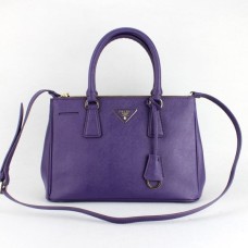 Prada Galleria Tasche 1801 Saffiano Leder 30cm Lila