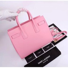 YSL Pink Downtown Tote Kuhledertaschen