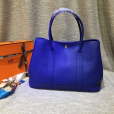 Hermes Garden Party Handtasche groß 36cm Electric Blue