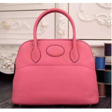 Hermes Bolide 31cm Togo Ledertasche Rosa