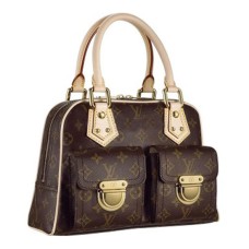 Louis Vuitton M40026 Manhattan PM Tragetasche Monogram Canvas