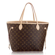 Louis Vuitton M40156 Neverfull MM Umhängetasche Monogram Canvas