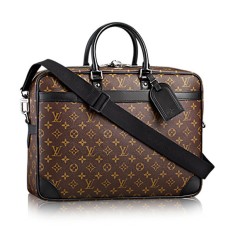 Louis Vuitton M40224 Porte-Documents Voyage GM Aktentasche Monogram Makassar Canvas