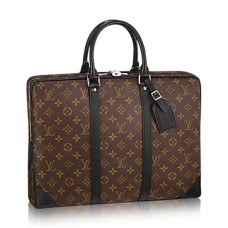 Louis Vuitton M40225 Porte-Documents Voyage Aktentasche Monogram Makassar Canvas
