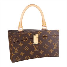 Louis Vuitton M40275 Twisted Box von Rei Frank Gehry Tragetasche Monogram Canvas