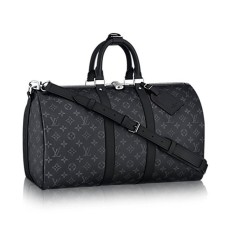 Louis Vuitton M40569 Keepall Bandouliere 45 Seesack Monogram Eclipse Canvas