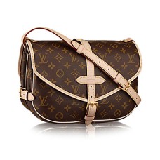 Louis Vuitton M40710 Saumur MM Umhängetasche Monogram Canvas