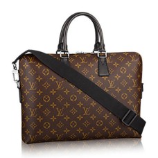 Louis Vuitton M40868 Porte Documents Jour Aktentasche Monogram Canvas