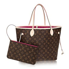 Louis Vuitton M41178 Neverfull MM Umhängetasche Monogram Canvas