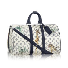 Louis Vuitton M41449 Keepall 45 Bandouliere Seesack Monogramm Beschichtetes Segeltuch