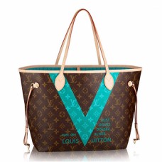 Louis Vuitton M41601 Neverfull MM Umhängetasche Monogram Canvas