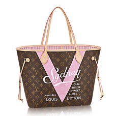 Louis Vuitton M41615 Neverfull MM Sydney Umhängetasche Monogram Canvas