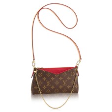 Louis Vuitton M41638 Pallas Clutch Umhängetasche Monogram Canvas
