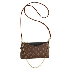 Louis Vuitton M41639 Pallas Clutch Umhängetasche Monogram Canvas