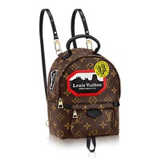 Louis Vuitton M42971 Palm Springs Rucksack Mini World Tour Monogram Canvas