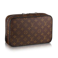 Louis Vuitton M47506 Toilettentasche GM-Monogramm-Makassar-Segeltuch