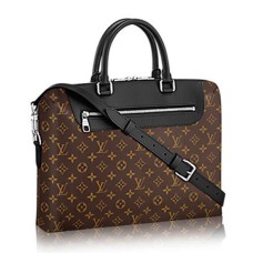 Louis Vuitton M54019 Porte-Documents Jour Aktentasche Monogram Makassar Canvas