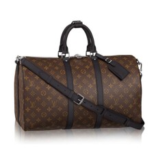 Louis Vuitton M56711 Keepall Bandouliere 45 Seesack Monogram Makassar Canvas