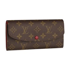 Louis Vuitton M60136 Emilie Geldbörse Monogramm Canvas