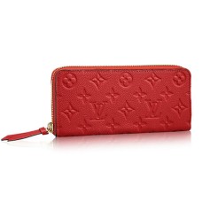 Louis Vuitton M60169 Clemence Geldbörse Monogram Empreinte Leder