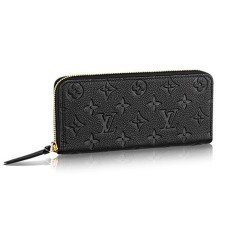 Louis Vuitton M60171 Clemence Geldbörse Monogram Empreinte Leder