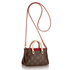 Louis Vuitton M61254 Nano Pallas Umhängetasche Monogram Canvas