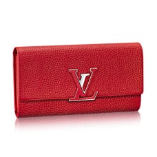 Louis Vuitton M61471 Capucines Geldbörse Taurillon Leder