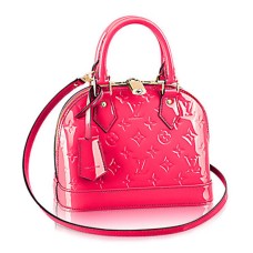 Louis Vuitton M90976 Alma BB Einkaufstasche Monogramm Vernis