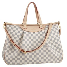 Louis Vuitton N41111 Siracusa GM Umhängetasche Damier Azur Canvas