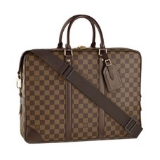 Louis Vuitton N41122 Porte-Documents Voyage GM Aktentasche Damier Ebene Canvas