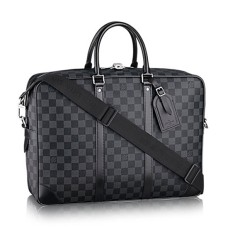 Louis Vuitton N41123 Porte-Documents Voyage GM Aktentasche Damier Graphite Canvas