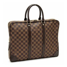Louis Vuitton N41124 Porte-Documents Voyage Aktentasche Damier Ebene Canvas