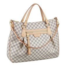 Louis Vuitton N41134 Evora GM Umhängetasche Damier Azur Canvas