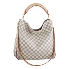 Louis Vuitton N41216 Soffi Hobo Bag Damier Azur Canvas