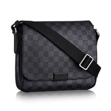 Louis Vuitton N41260 District PM Umhängetasche Damier Graphite Canvas