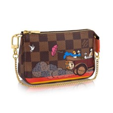 Louis Vuitton N41426 Mini Pochette Zubehör Evasion Damier Ebene Canvas