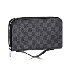 Louis Vuitton N41503 Zippy XL Geldbörse Damier Gaphite Canvas