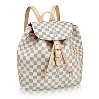 Louis Vuitton N41578 Sperone Rucksack Damier Azur Canvas